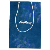 Fijne Vaderdag. Aangepaste naam Medium Cadeauzakje (Achterkant)