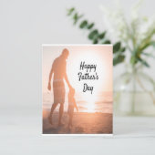 Fijne Vaderdag Bedankt Papa Van Trots Zoontje (Staand voorkant)