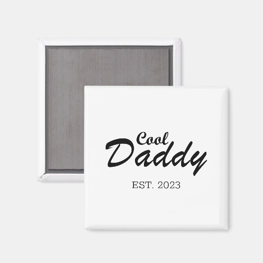 Fijne Vaderdag beste papa persoonlijke cadeaus Magneet (Voorkant / Achterkant)