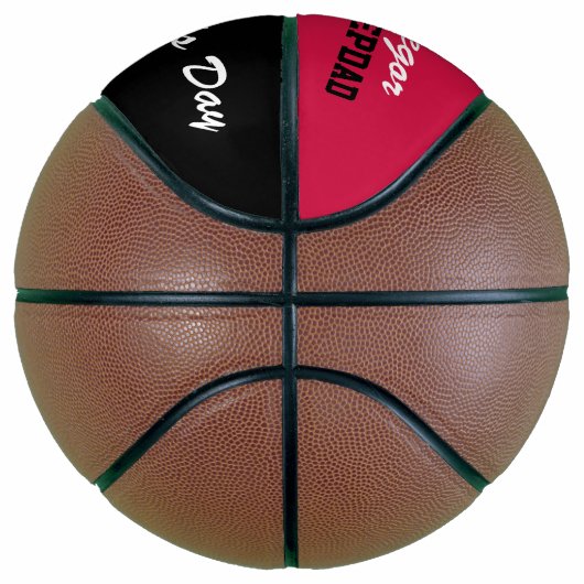 Fijne vaderdag Beste Stepdad Basketbal (Rechts)