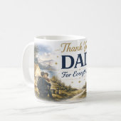 Fijne Vaderdag Custom Koffiemok (Voorkant links)