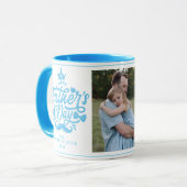 Fijne Vaderdag | Daddy Foto Koffie Mok (Voorkant links)