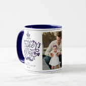 Fijne Vaderdag | Daddy Foto Koffie Mok (Voorkant links)