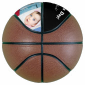 Fijne vaderdag! DIY-bericht, 3 foto's, zwart Basketbal (Rechts)