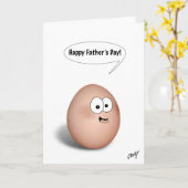 Fijne Vaderdag! Eierkaart. Kaart (Gele Bloem)