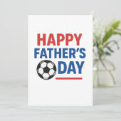 Fijne vaderdag feestdagenkaart (Staand voorkant)