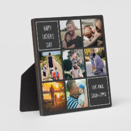 Fijne Vaderdag fotocollage, we houden van je papa Fotoplaat