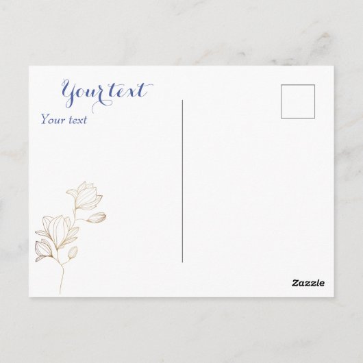 Fijne Vaderdag Gepersonaliseerd. Briefkaart (Achterkant)