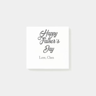 Fijne vaderdag grijze naam liefde beste pappa ooit post-it® notes