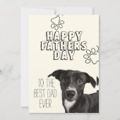 Fijne Vaderdag Hond Vader Kaart (Voorkant)