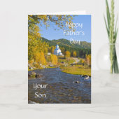 Fijne Vaderdag, je zoon Kaart (Voorkant)