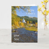 Fijne Vaderdag, je zoon Kaart (Gele Bloem)