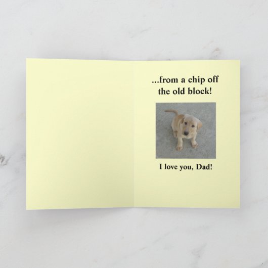 Fijne Vaderdag... Kaart (Binnen)