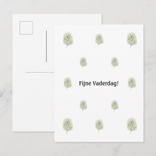 Fijne Vaderdag Lieve Papa Vader Kaart (Voorkant / Achterkant)