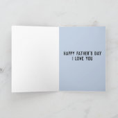 FIJNE VADERDAG LOVE YOU VAN DOCHTER KAART (Binnen)