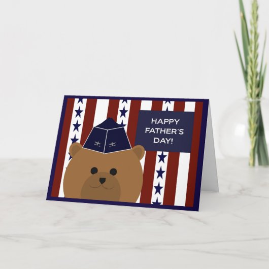 Fijne Vaderdag met mijn Air Force Hero & Dad! Kaart (Voorkant)