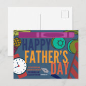 Fijne vaderdag met spreekwoorden 20:7 briefkaart (Voorkant / Achterkant)