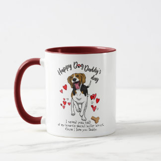 Fijne Vaderdag Mok van Uw Beagle Dog