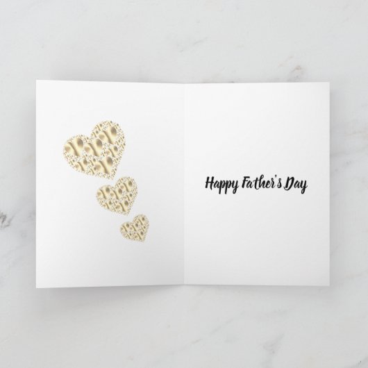 Fijne Vaderdag namens bult Kaart (Binnen)