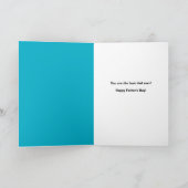 Fijne Vaderdag Pap Kat in Lab Feestdagen Kaart (Binnen)