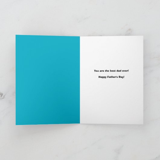 Fijne Vaderdag Pap Kat in Lab Feestdagen Kaart (Binnen)