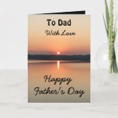 Fijne Vaderdag pap met liefdessoor Kaart (Voorkant)