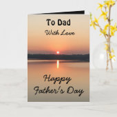Fijne Vaderdag pap met liefdessoor Kaart (Gele Bloem)