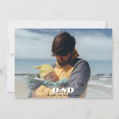 Fijne vaderdag Pap Volledige fotovaderdag Feestdagenkaart (Voorkant)