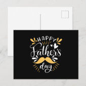 Fijne vaderdag papa cadeau voor papa aankondigingskaart (Voorkant / Achterkant)