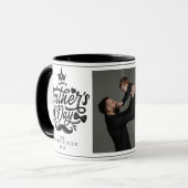 Fijne Vaderdag | Papa Foto Koffie Mok (Voorkant links)