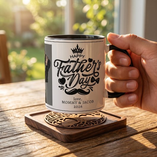 Fijne Vaderdag | Papa Foto Koffie Mok
