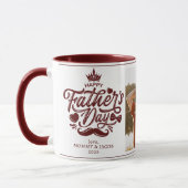 Fijne Vaderdag | Papa Foto Koffie Mok (Links)