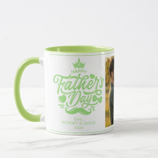 Fijne Vaderdag | Papa Foto Koffie Mok (Links)