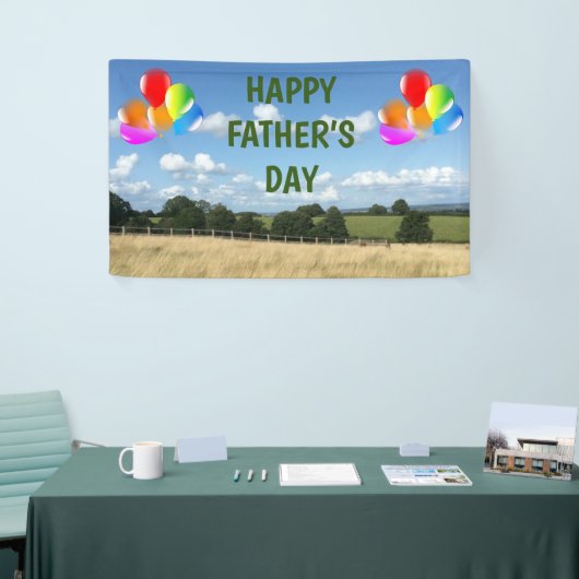 Fijne vaderdag spandoek (Beurs)