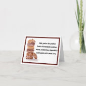 Fijne Vaderdag stapel chocoladekoekjes Feestdagen Kaart (Voorkant)
