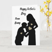 Fijne Vaderdag van bump Kaart (Gele Bloem)