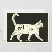 Fijne vaderdag van de kat grappig feestdagenkaart (Achterkant)