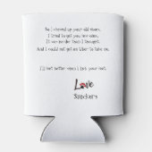 Fijne Vaderdag van je Dachshund Dog Blikjeskoeler (Achterkant)