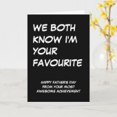 Fijne vaderdag van je Geweldige kind Kaart (Gele Bloem)