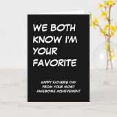 Fijne vaderdag van je Geweldige kind Kaart (Gele Bloem)