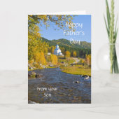 Fijne Vaderdag, van je zoon Kaart (Voorkant)