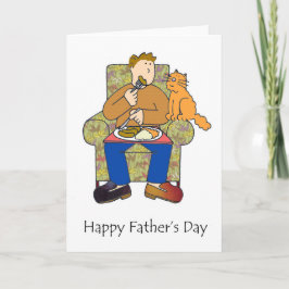 Fijne Vaderdag voor Cat Lover Kaart