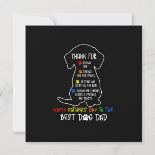 Fijne vaderdag voor de beste hond-pap-beagle