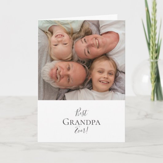 Fijne Vaderdag voor de beste opa ooit! Kaart (Voorkant)