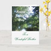 Fijne vaderdag voor een geweldige broer kaart (Gele Bloem)