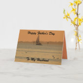 Fijne Vaderdag voor mijn man Kaart (Gele Bloem)