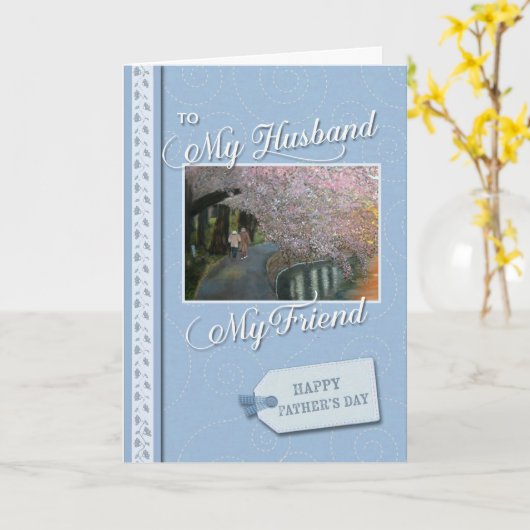 Fijne vaders Dag mijn man Kaart (Gele Bloem)