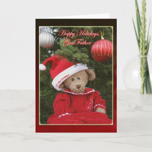 Fijne vakantie, GodVader II Feestdagen Kaart (Voorkant)