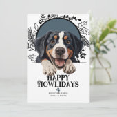 Fijne vakantie Greater Swiss Mountain Dog Feestdagenkaart (Staand voorkant)