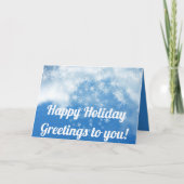 Fijne vakantie groeten aan u Quote Kaart (Voorkant)